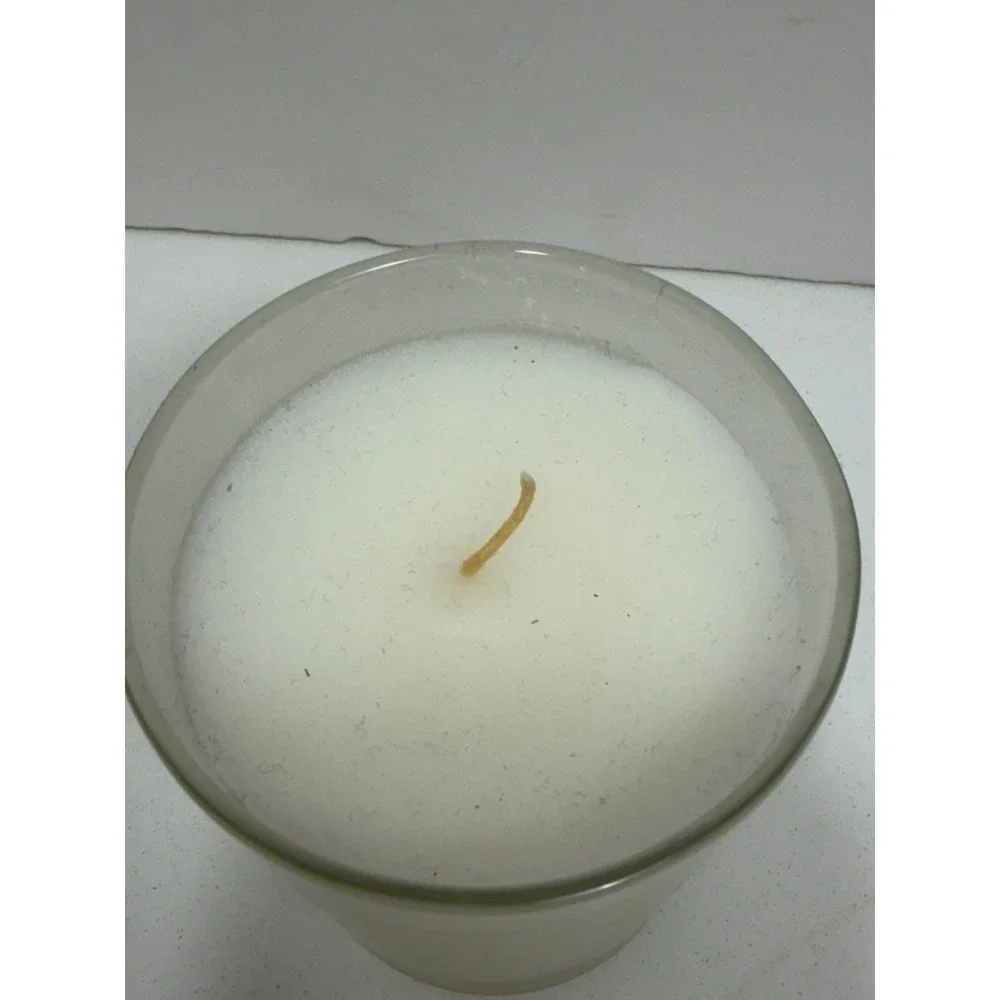 Crabtree & Evelyn‎ Scented Candle in Frosted Glass Jar with Silver Tree Logo